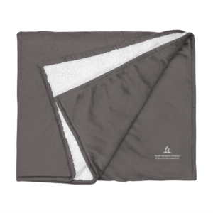 Premium embroidered fleece blanket